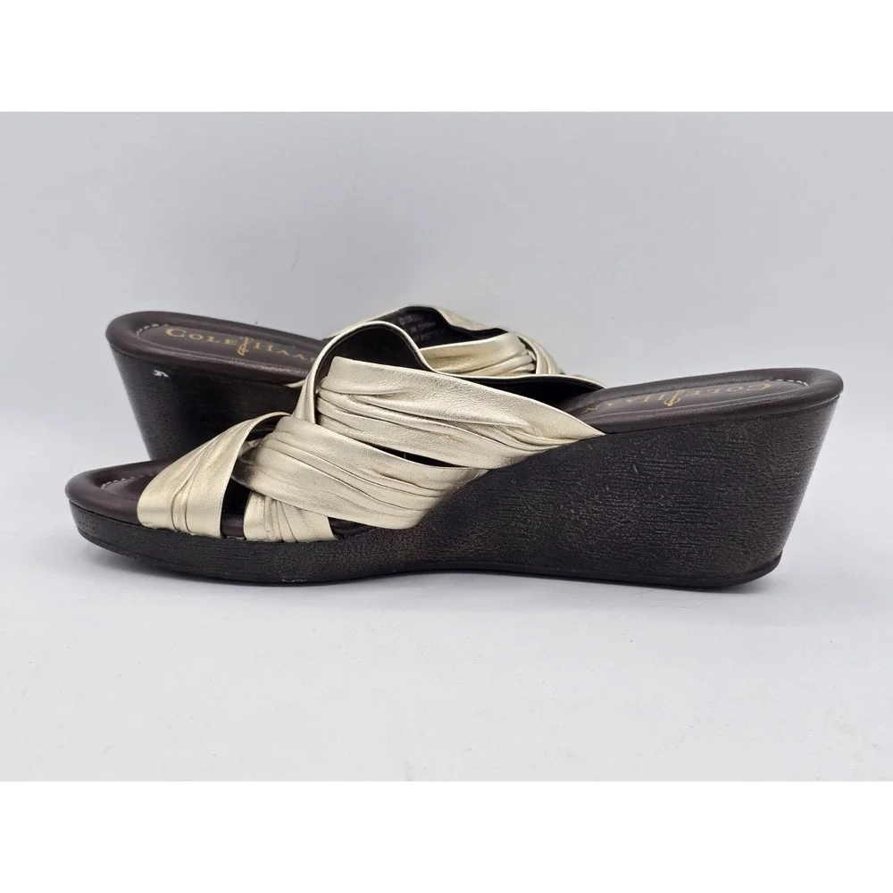 Cole Haan Women's Air Eden Slide Sandals‎ Gunsmoke size 6B